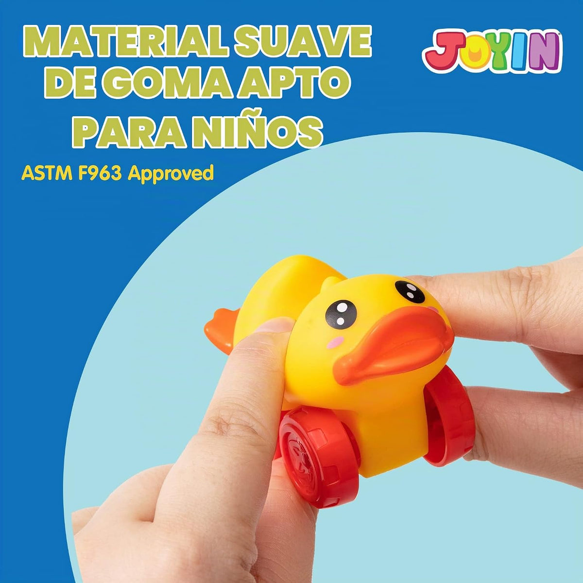 JOYIN Coches de Animales, Juguete de Set de Coches de Goma Suave, M...