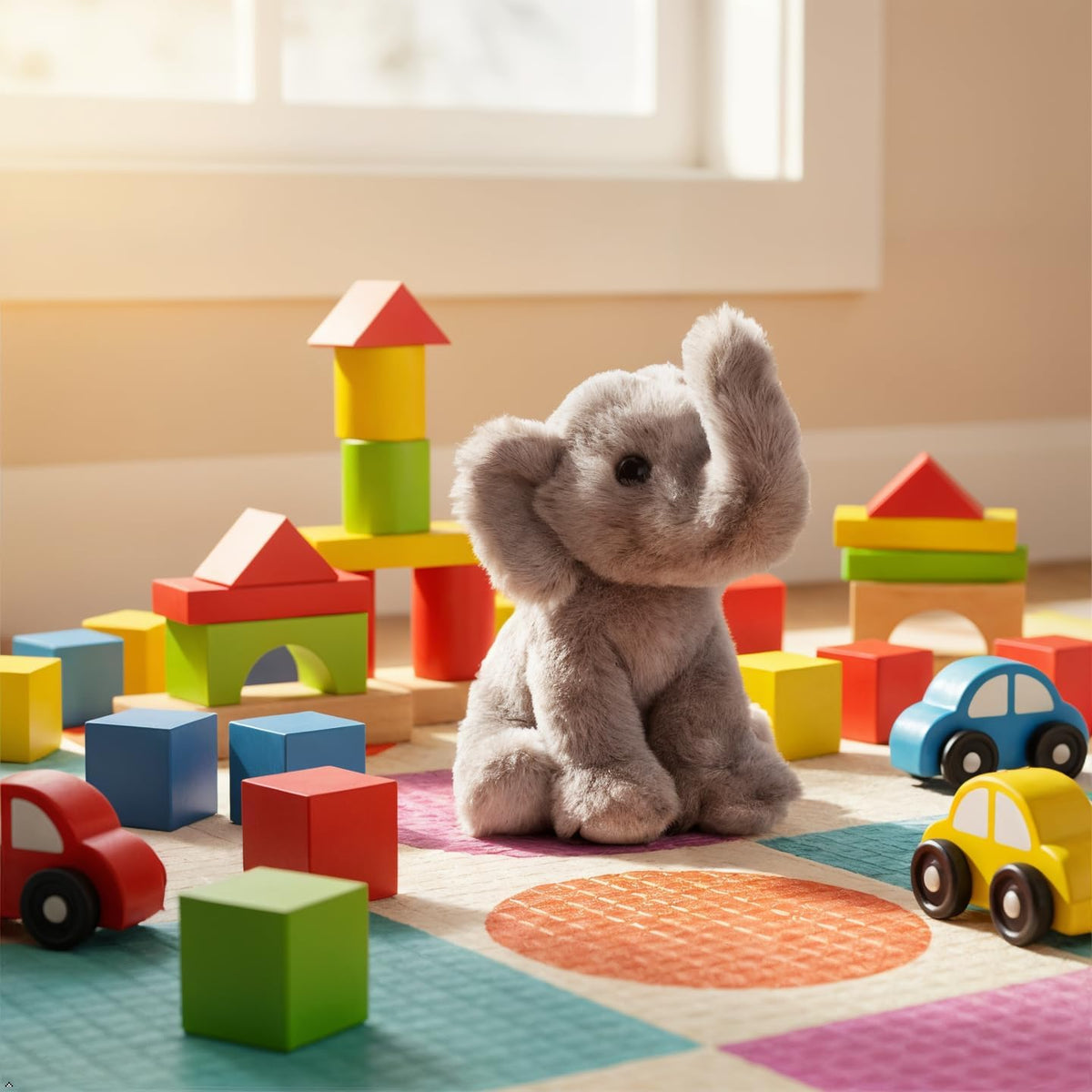 The Petting Zoo Animal de Peluche Elefante, Regalos para Niños, Wil...