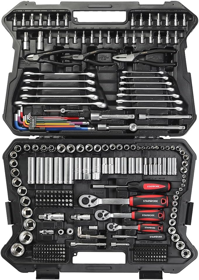 STARWORK TRUE MECHANIC™ Juego de herramientas mecánicas de 314 piez...