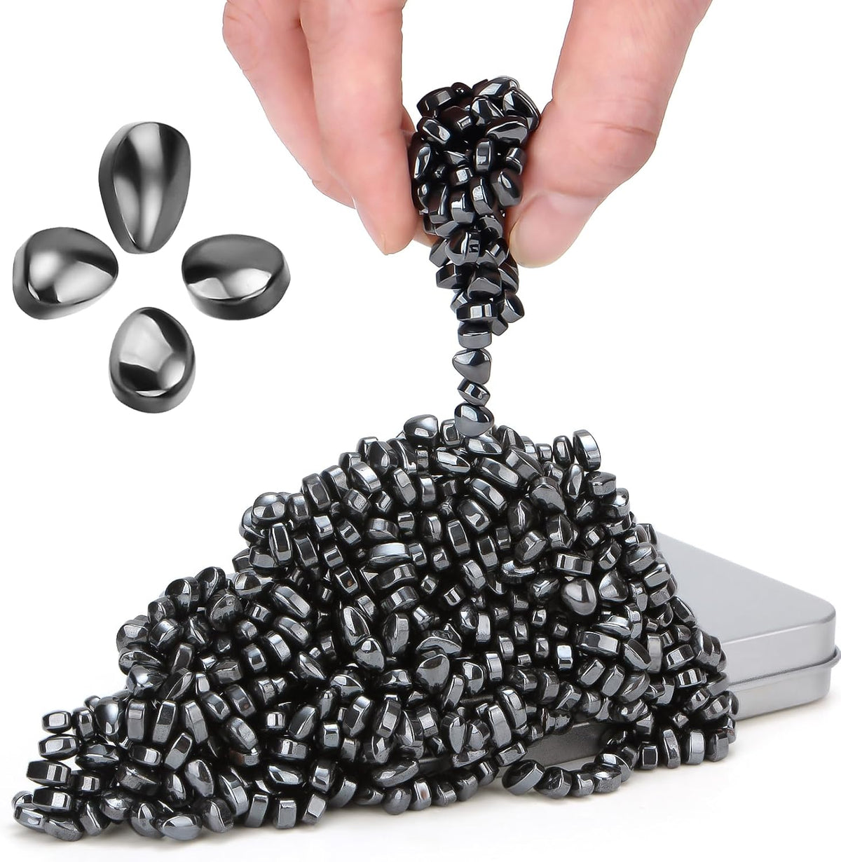 DYRDM Masilla de ferrita 500+ negra, accesorio de escritorio para a...
