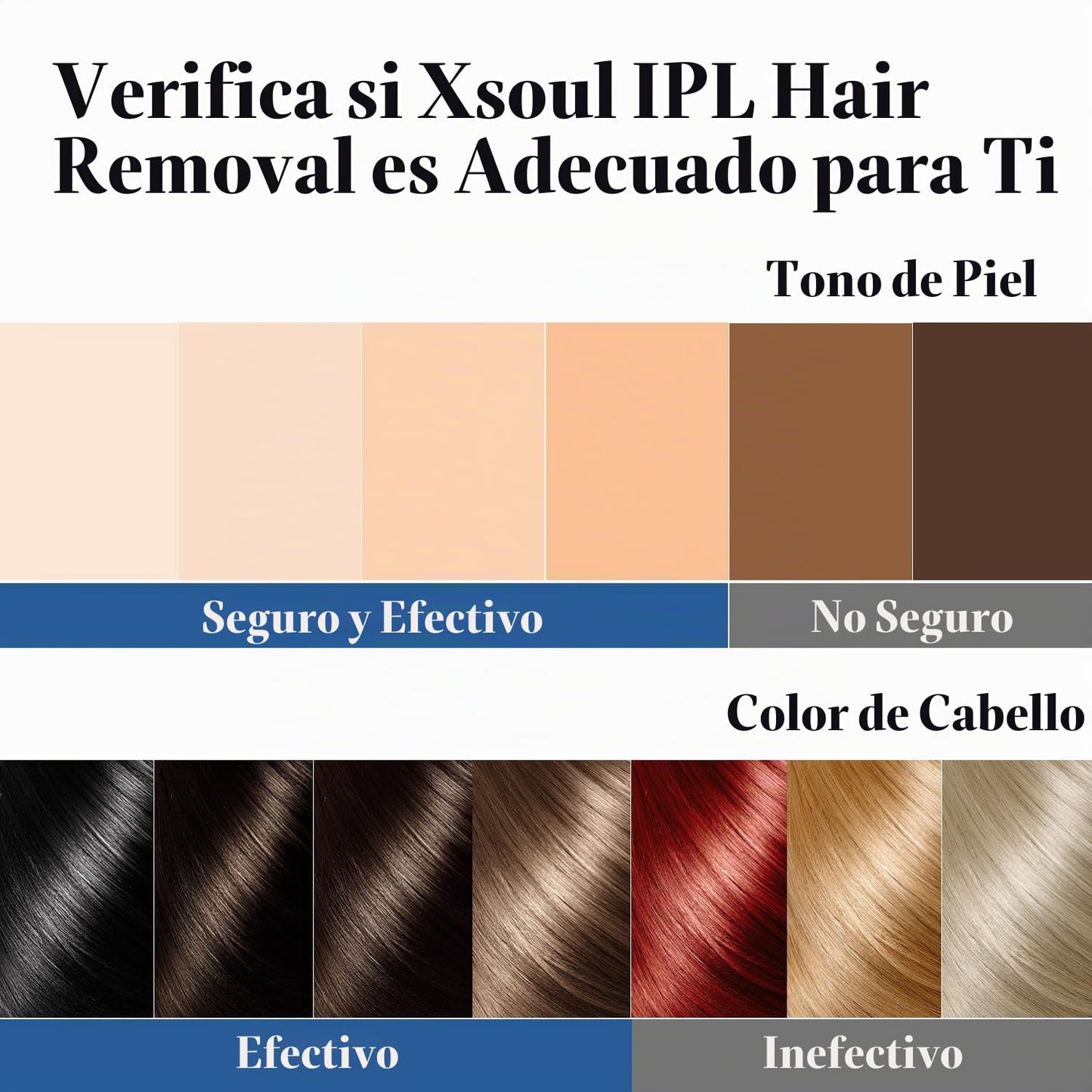 Xsoul Depilación láser IPL con enfriamiento, removedor de vello de...