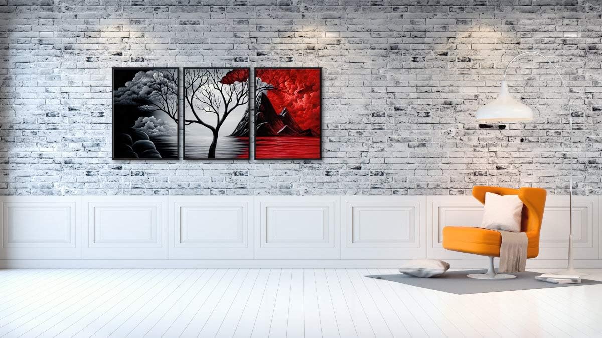 Wieco Art - Lienzo de reproducción de pinturas al óleo moderno para...
