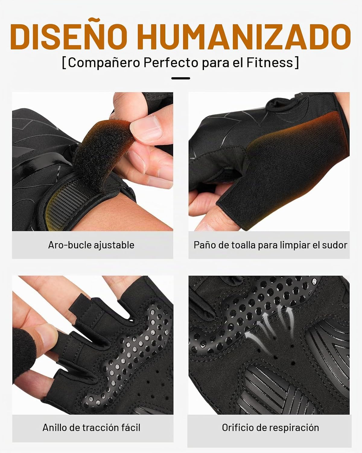 ATERCEL Guantes de ciclismo para hombre, para ciclismo, entrenamien...