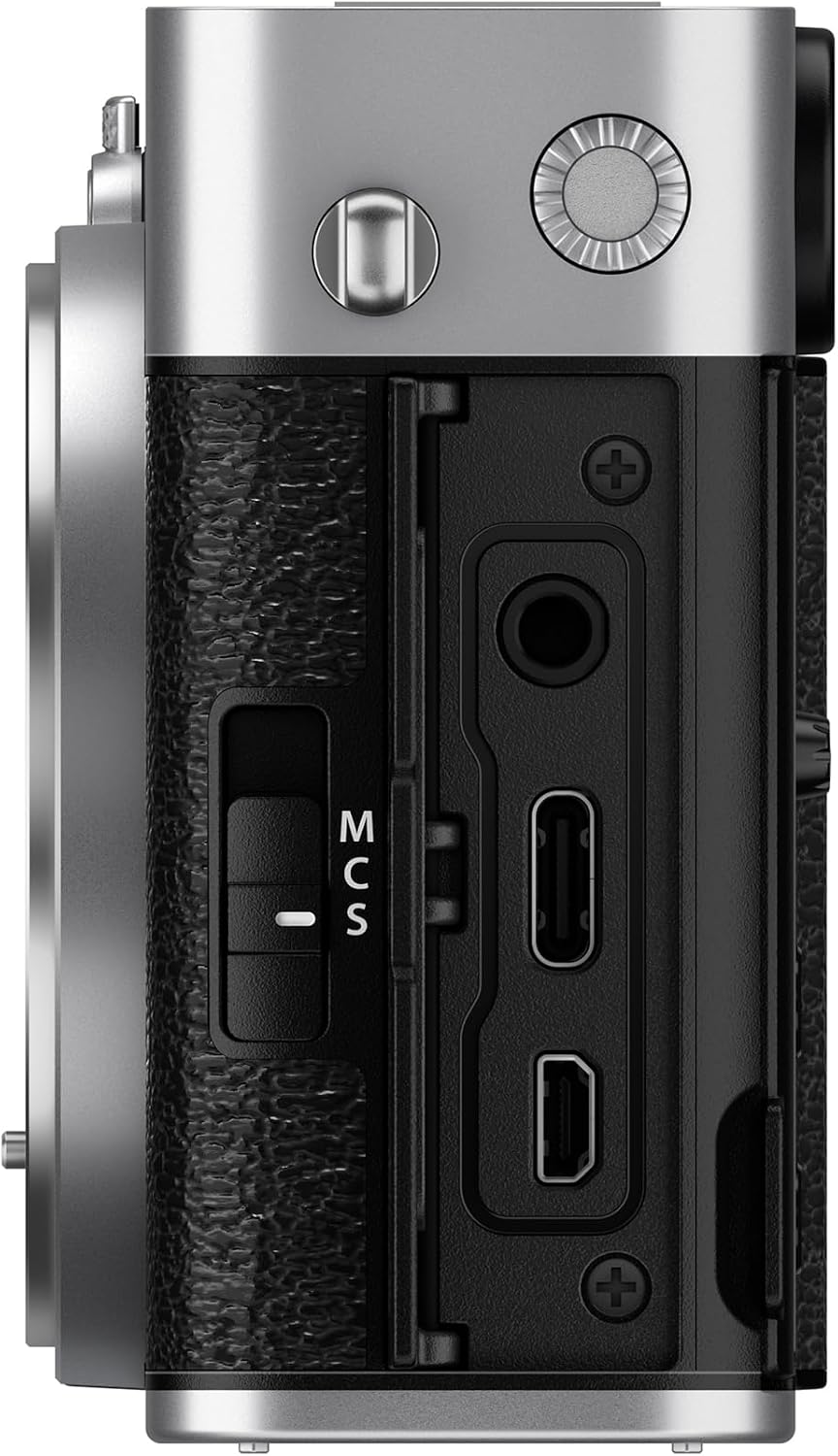FUJIFILM X-E5 Cuerpo, Plata | Cuerpo solo con sensor de 40.2 MP y e...
