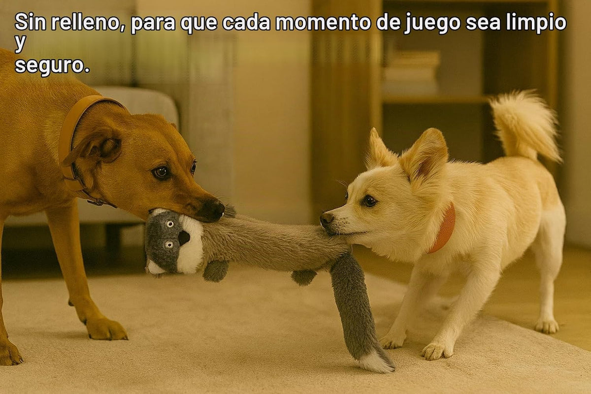 Jalousie Paquete de 5 juguetes chirriantes para perros sin relleno...