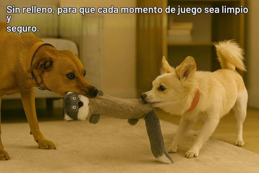 Jalousie Paquete de 5 juguetes chirriantes para perros sin relleno...