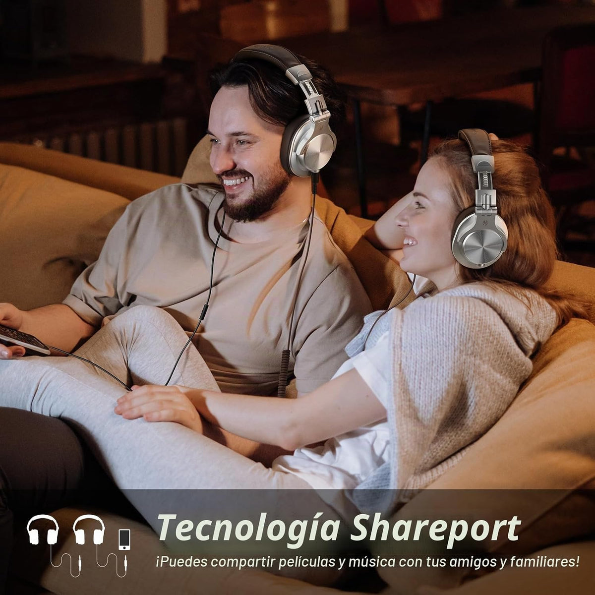 OneOdio A70 Auriculares Bluetooth para oído, auriculares inalámbric...