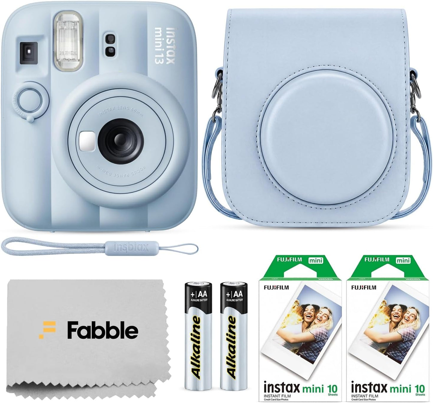 FUJIFILM INSTAX MINI 13 - Cámara de película instantánea color azul...