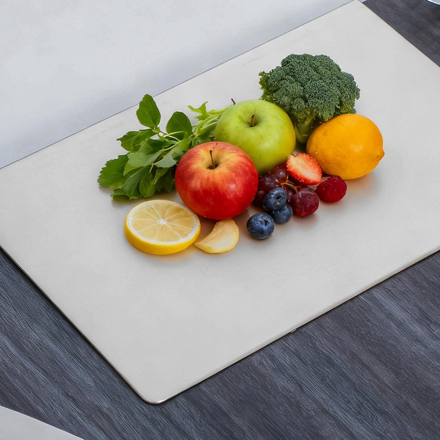Patelai 2 tablas de cortar de acero inoxidable para la cocina | 15,...