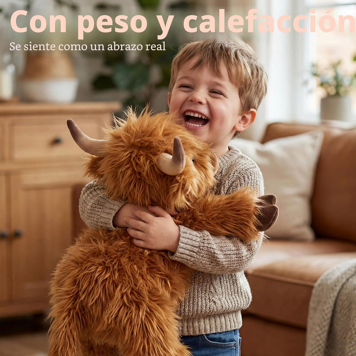 Animales de peluche con peso de vaca de las tierras altas de 25 pul...
