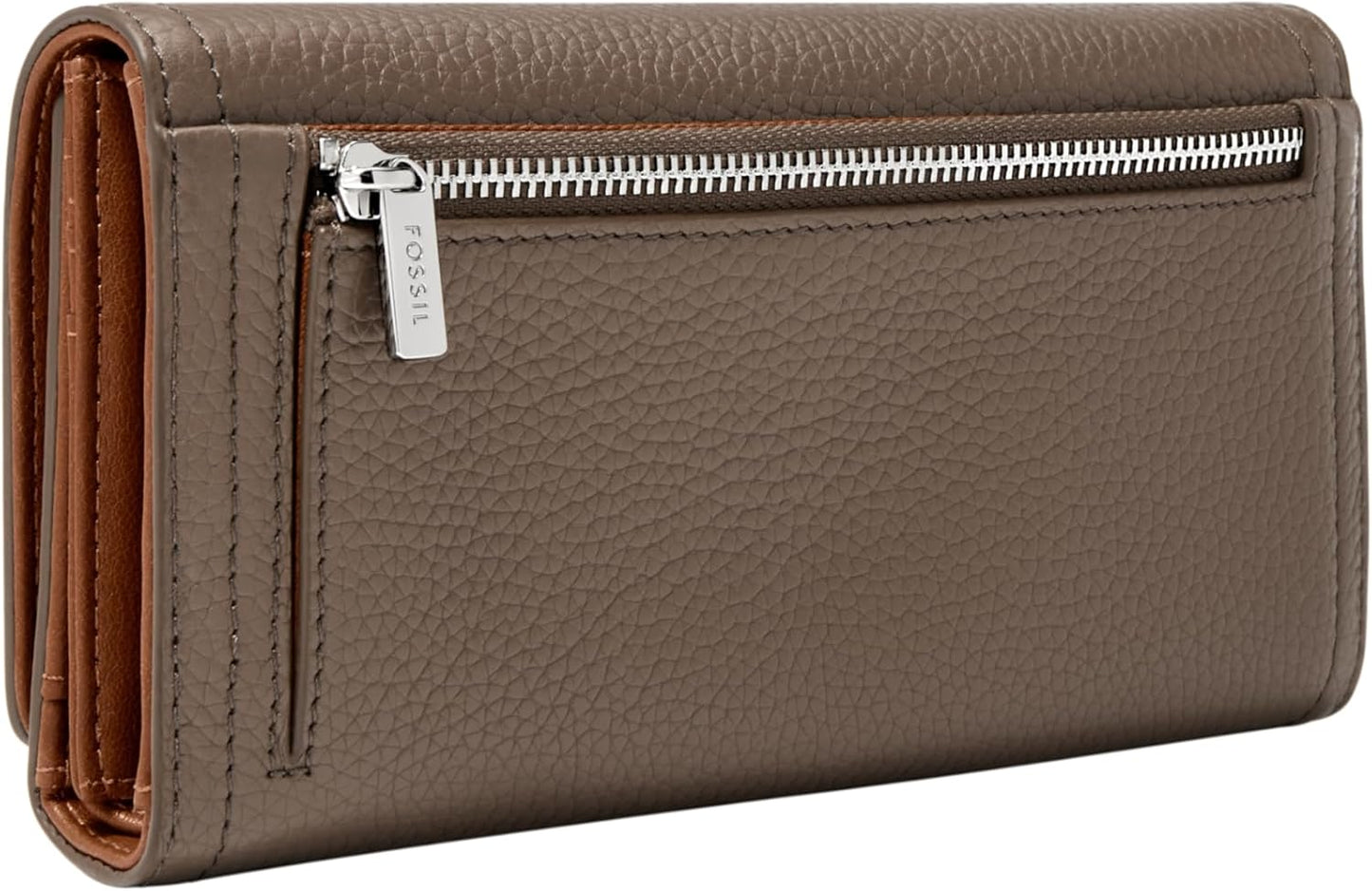 Fossil Cartera Logan de piel con bloqueo RFID para mujer