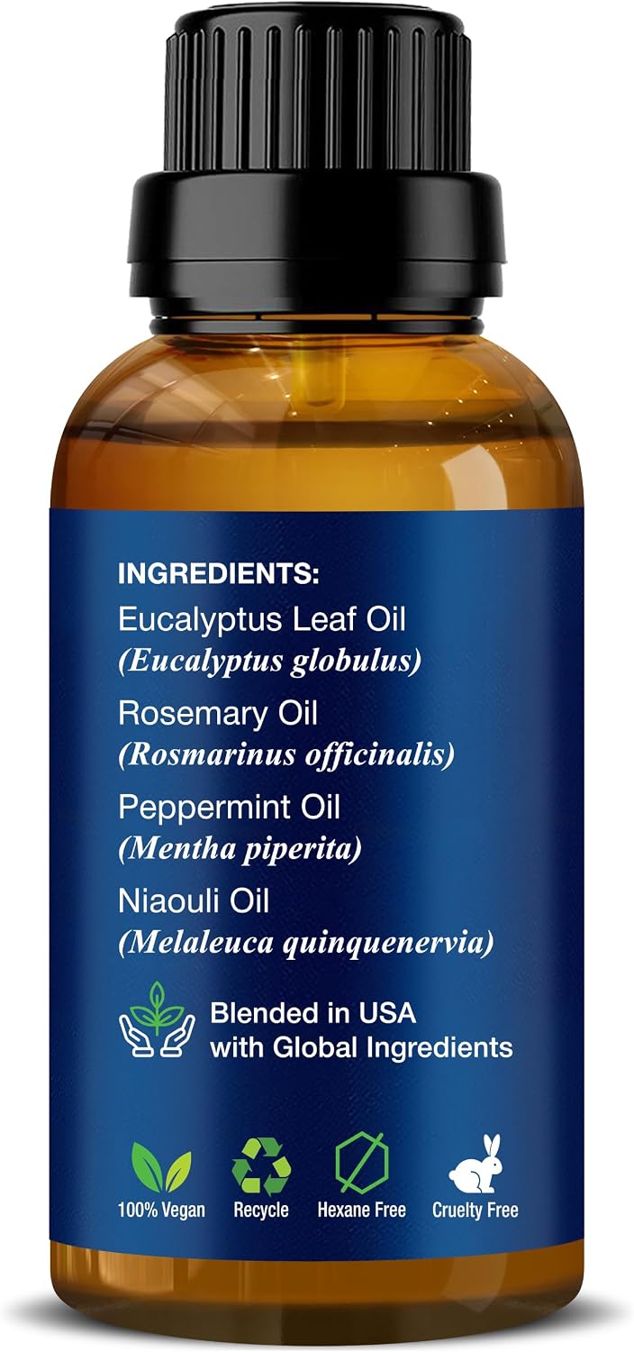 Nexon Botanics Breathe - Mezcla de aceites esenciales, 1.0 onzas lí...