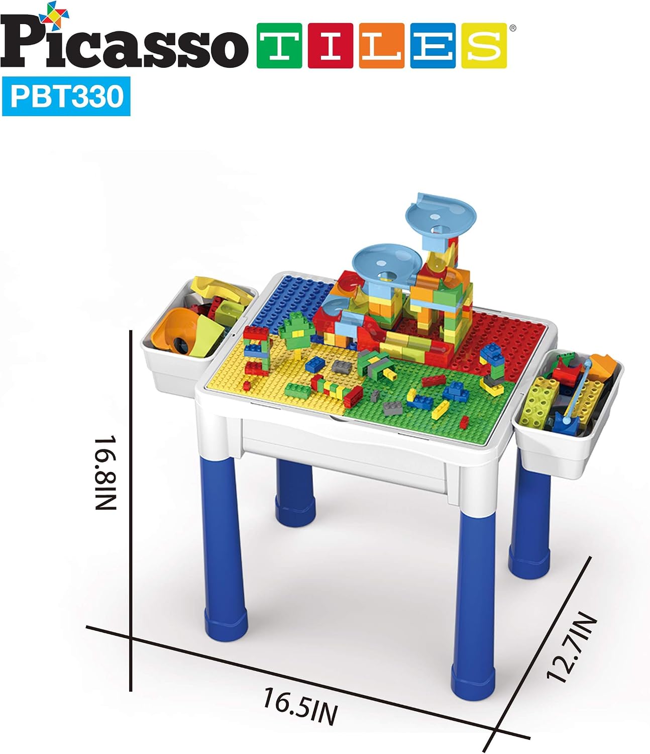 PicassoTiles Centro de Actividades para Niños Mesa de Juego y Escri...