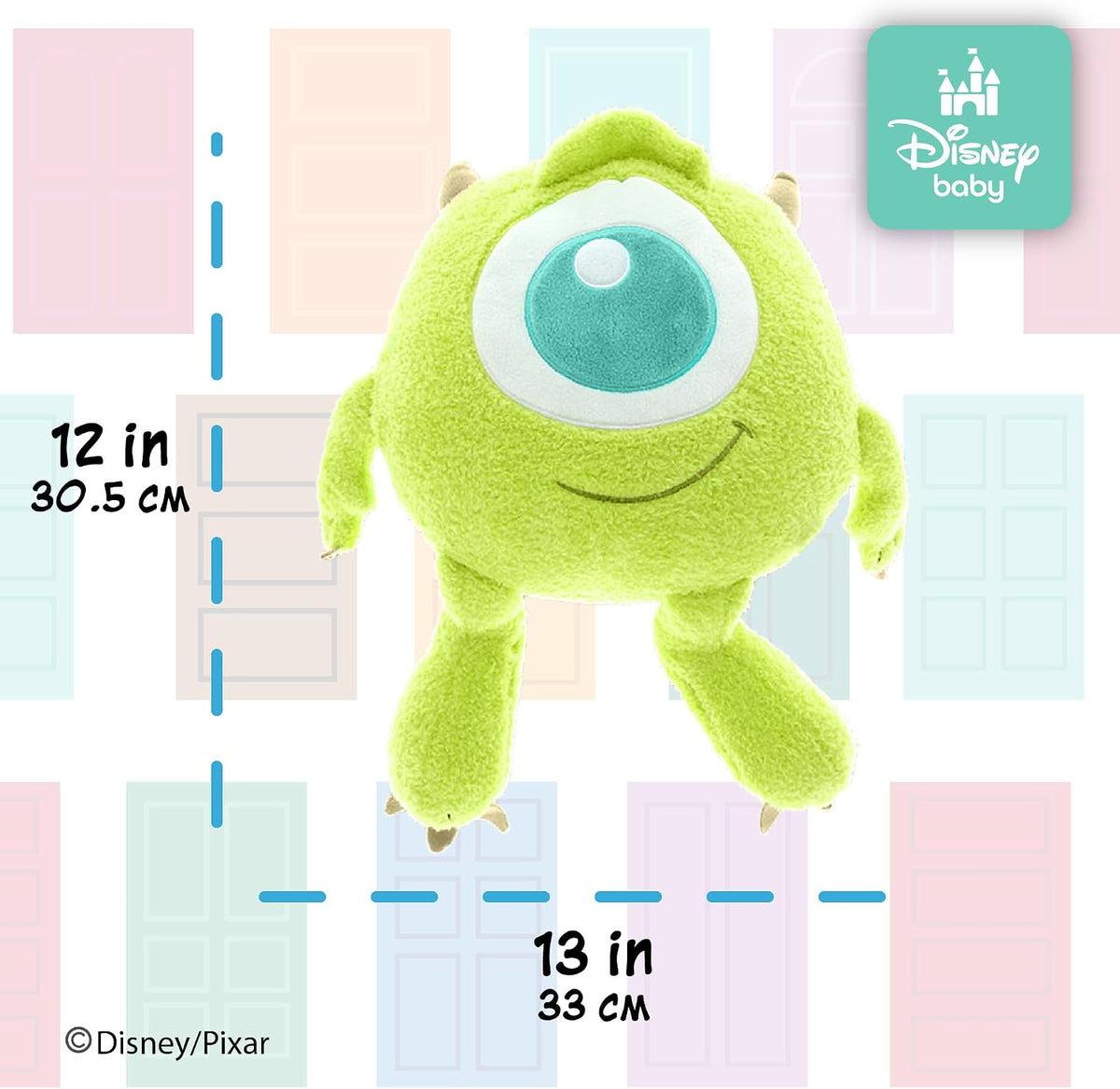Disney Monsters Inc. Mike Wazowski Cuteeze de Peluche \u2013 Lindo...