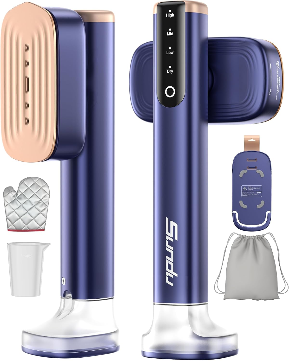Sundu Vaporizador de viaje para ropa, eliminación rápida de arrugas...