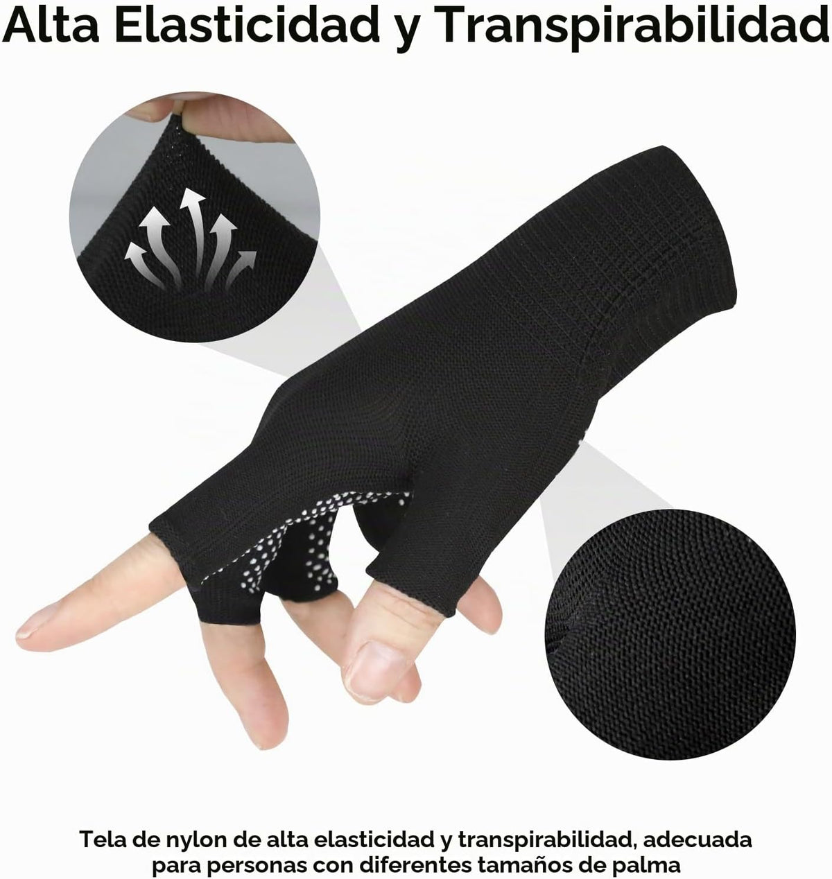 KkaFFe Guantes de trabajo ligeros para hombres y mujeres con medio...
