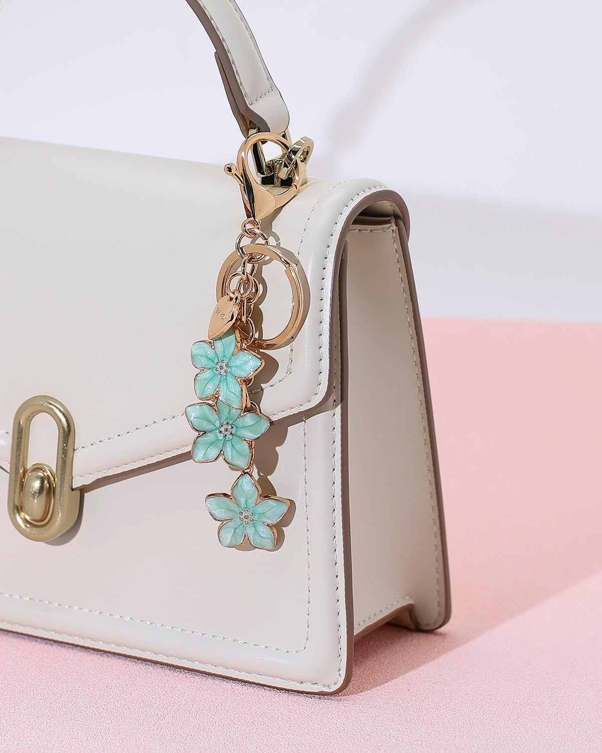 4 dijes para bolsos, bonitos accesorios para bolso y llavero de cer...