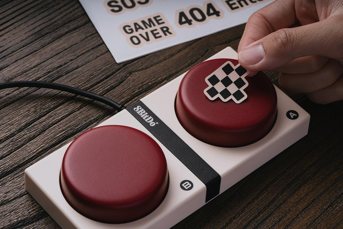 Teclado mecánico retro 8BitDo, teclado para juegos Bluetooth\/2.4G\...
