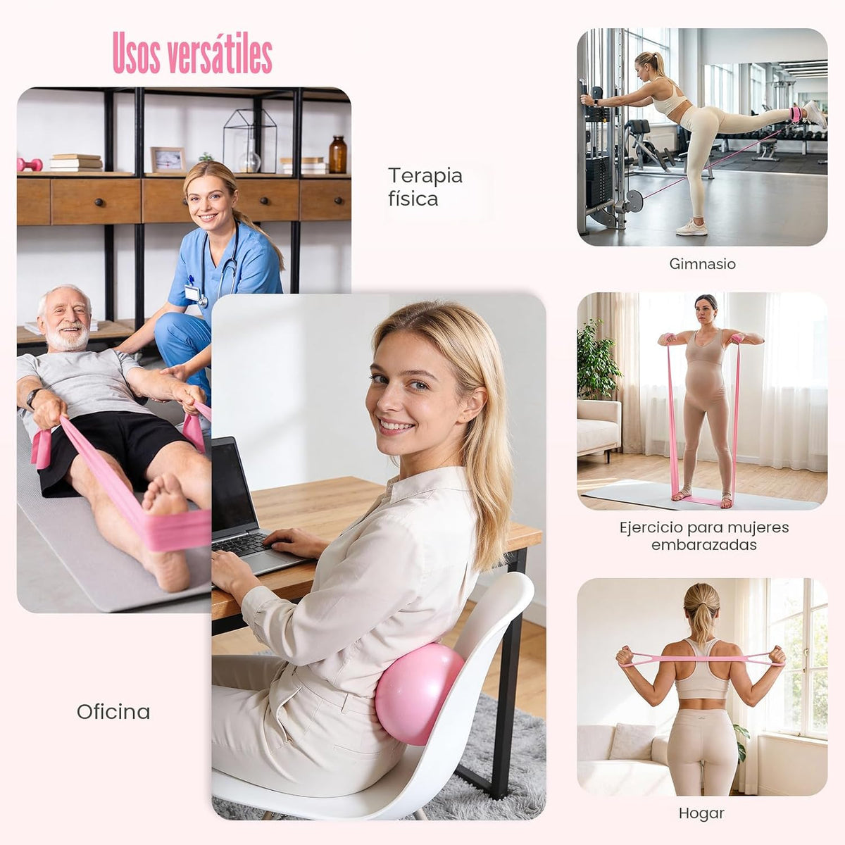 Kit de Pilates, Equipo de Pilates para Entrenamientos en casa, Kit...