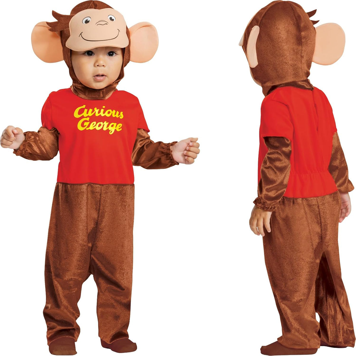 Disguise Disfraz de George curioso para niños, disfraz oficial de G...