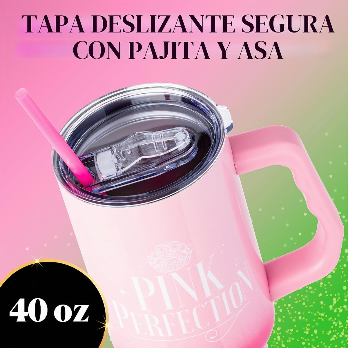 Silver Buffalo Universal Wicked Glinda, vaso de acero inoxidable, 4...
