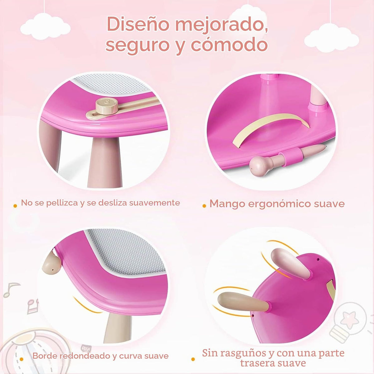 Kikidex Juguetes para niños pequeños de 1 a 3 años, tablero magnéti...