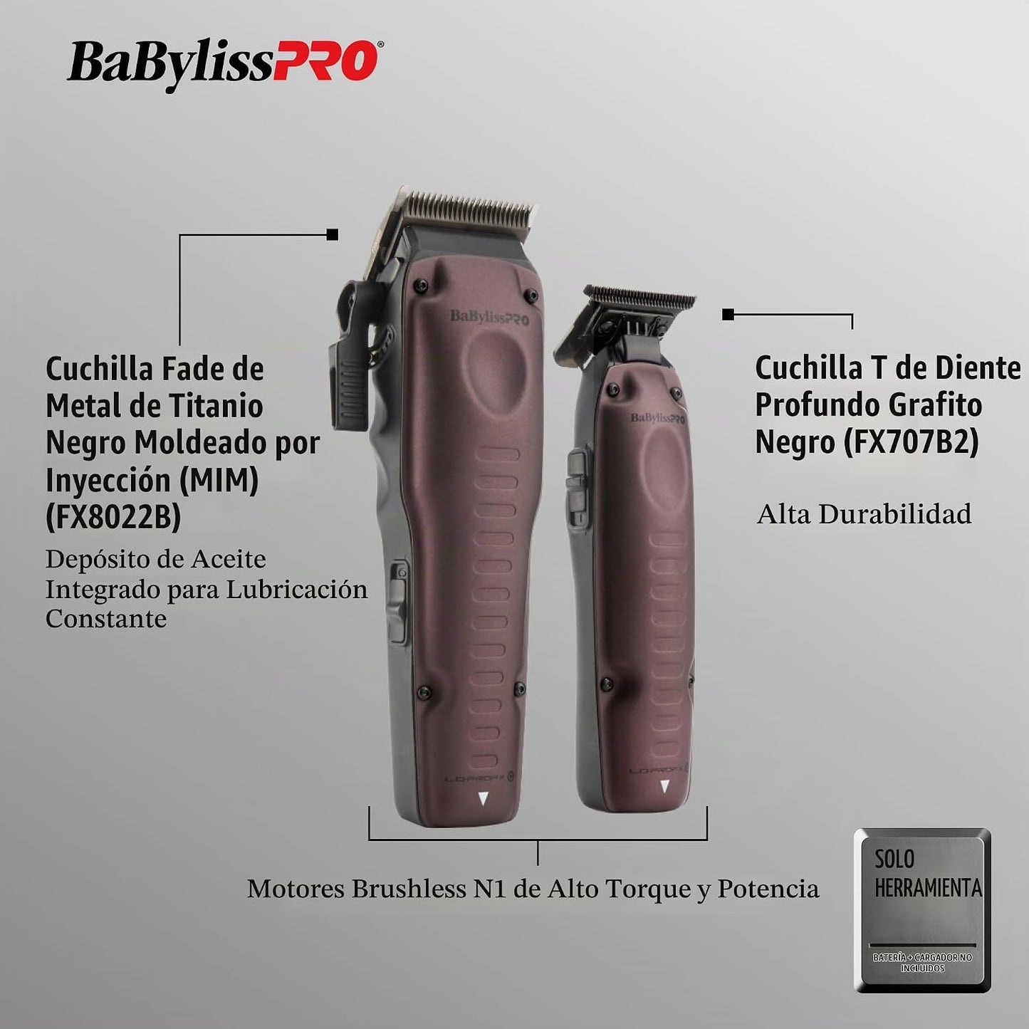 BaBylissPRO® FXONE LOPROFX Limited EditionPurple Tool Only - Cortap...