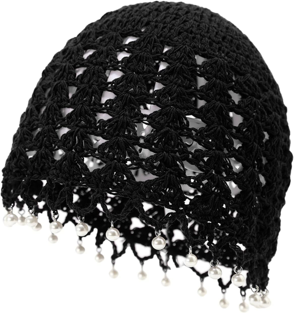 Julpsk Gorro de ganchillo ligero hecho a mano para mujer, estilo bo...