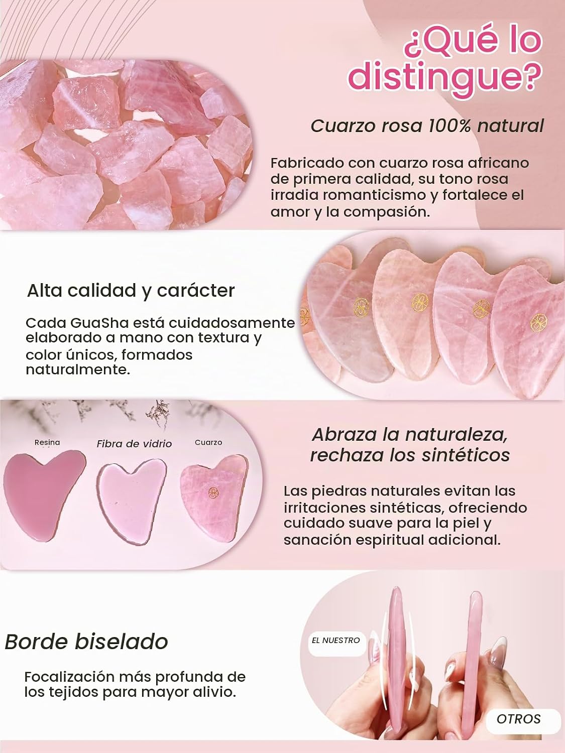 Rena Chris Gua Sha Herramientas faciales, Herramienta de Guasha fac...