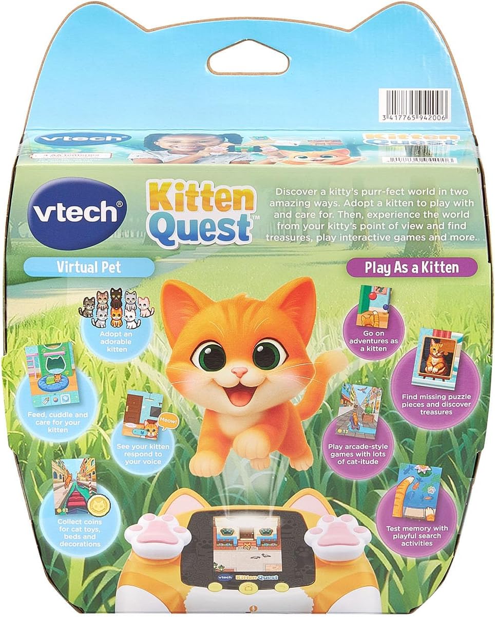 VTech Juego de aventura virtual para mascotas de Kitten Quest