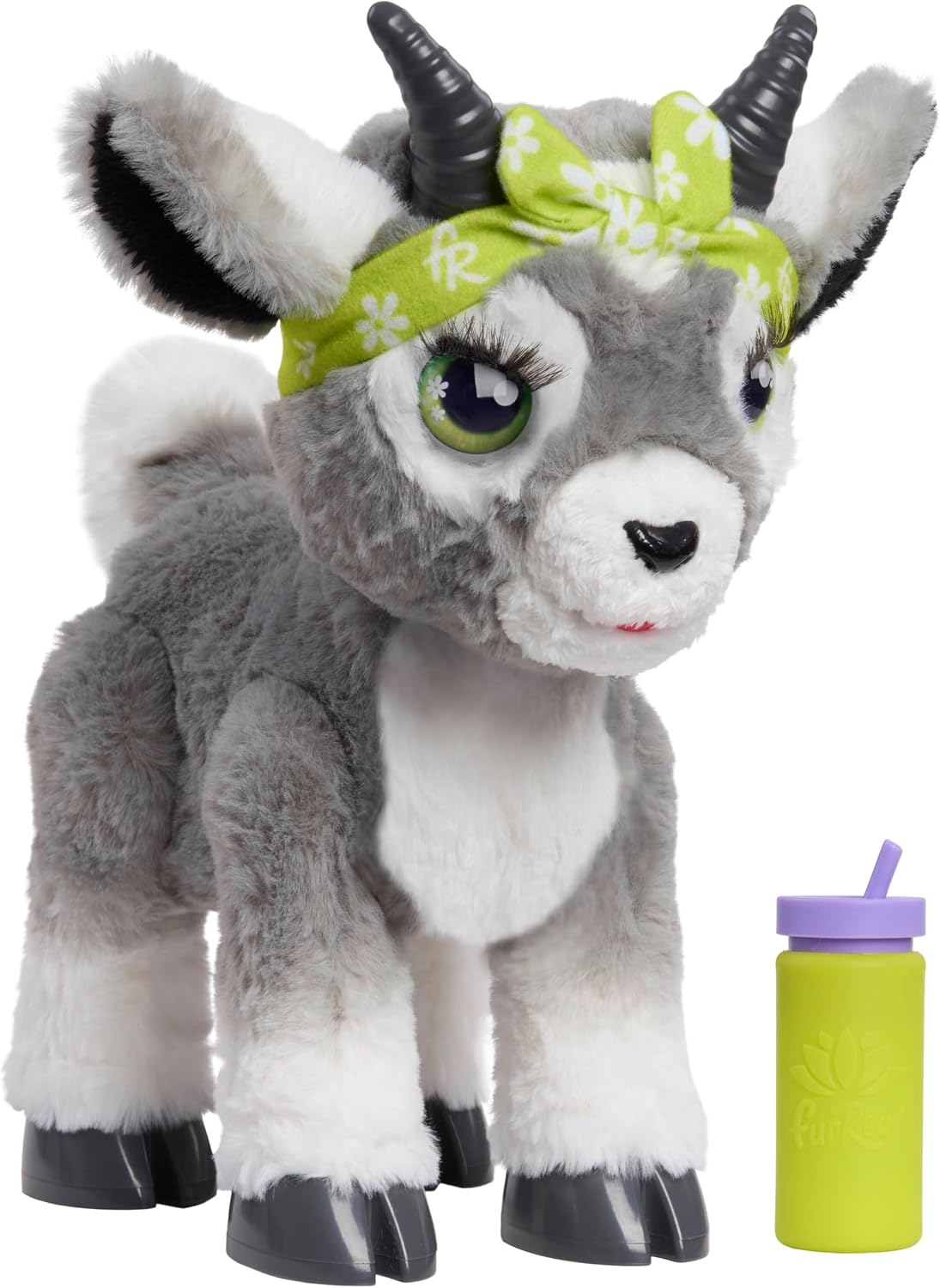FurReal Daisy la Cabra de Yoga Juguetes Interactivos, Peluche Reali...