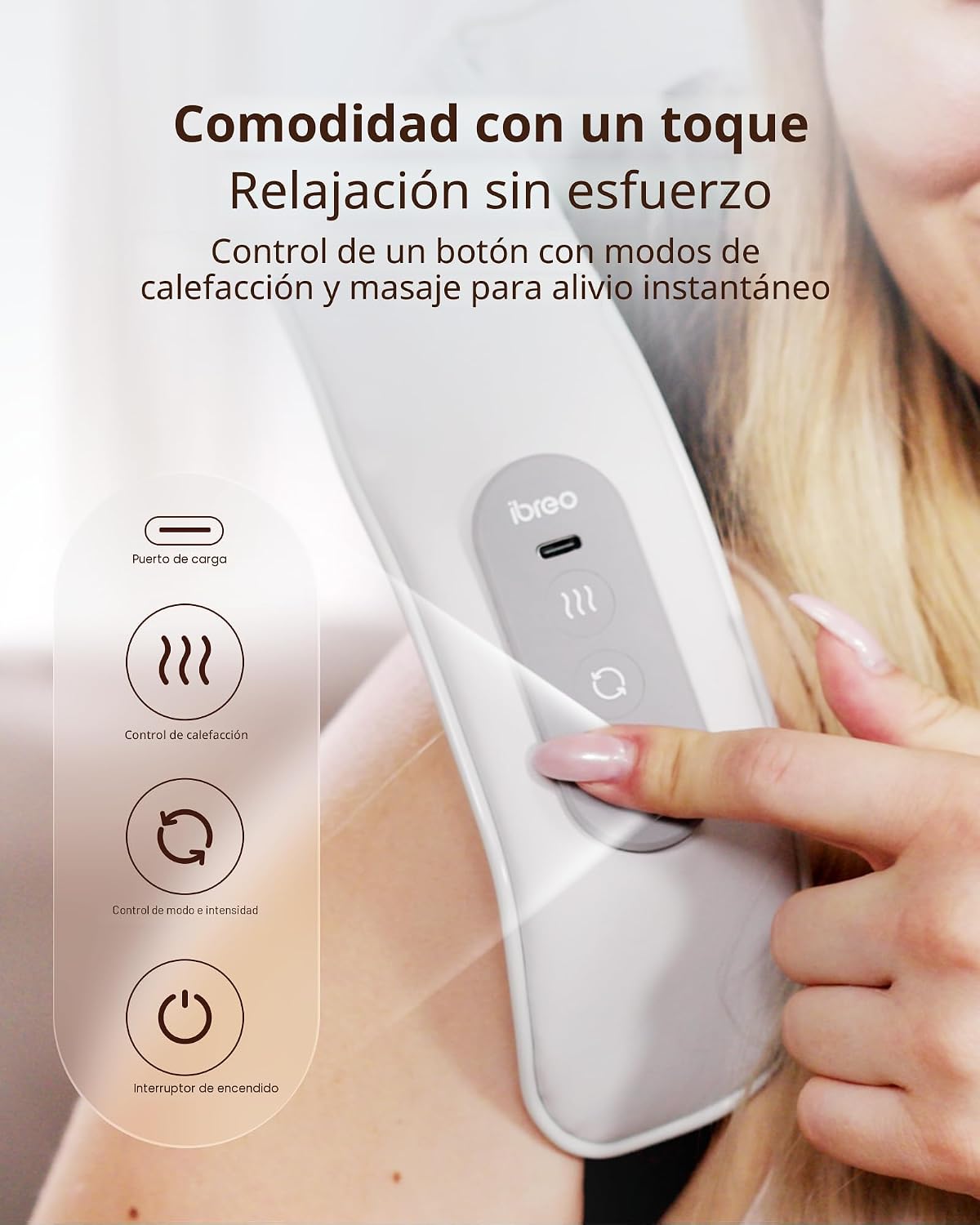 Shiatsu Masajeadores de cuello y espalda con calor, usos de 150 min...