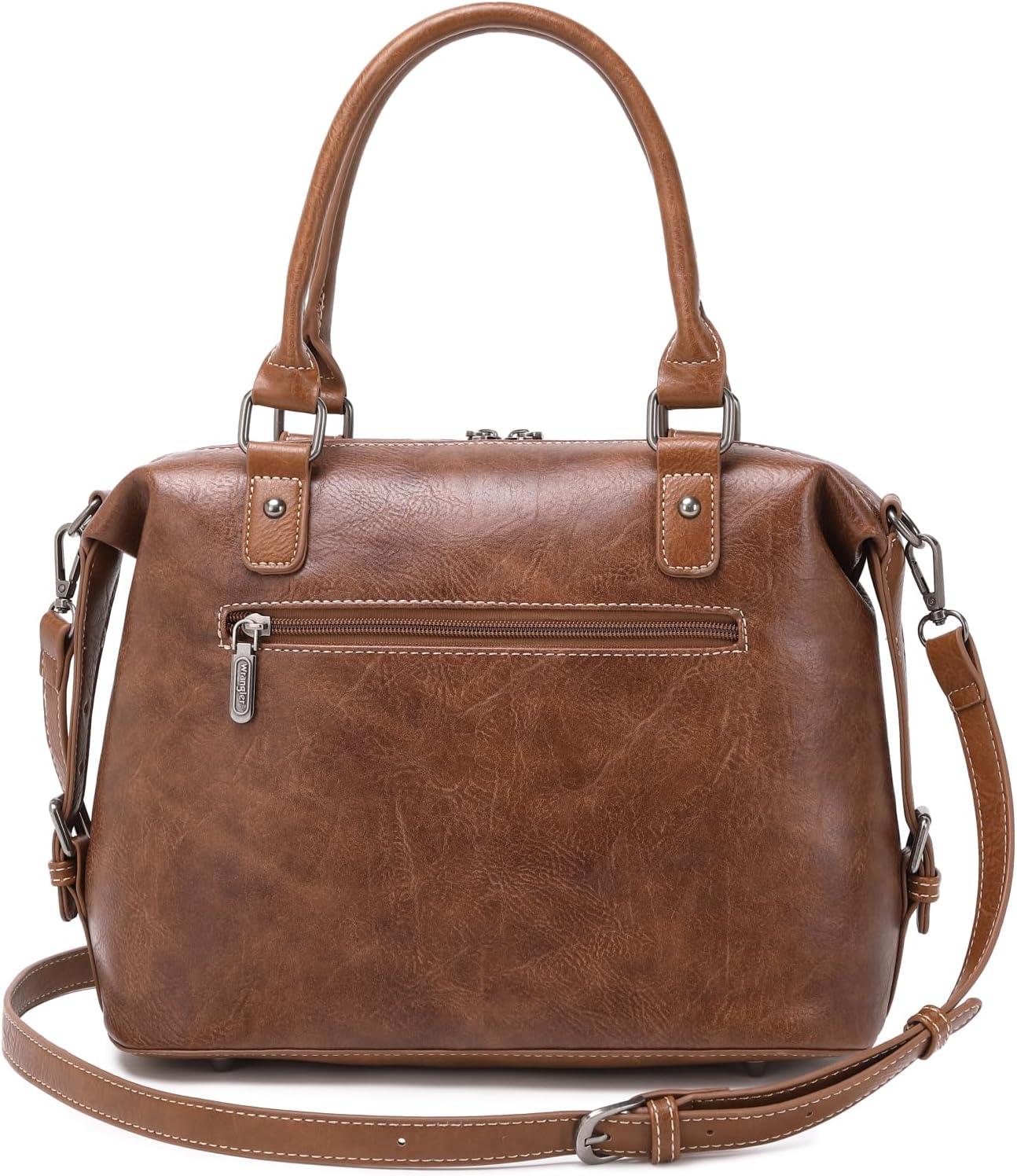 Wrangler Doctor Bag Bolso de mano con asa superior, bolso Hobo de h...