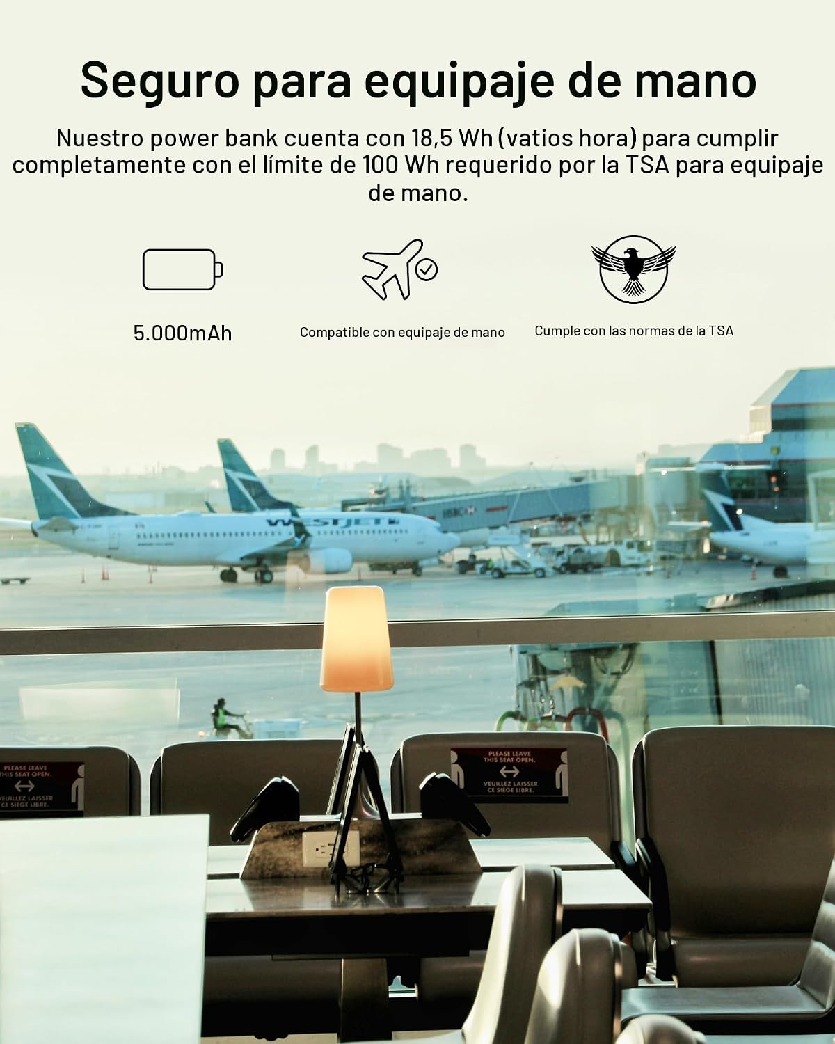 Belkin Cargador portátil, banco de energía inalámbrico de 15 W 5000...