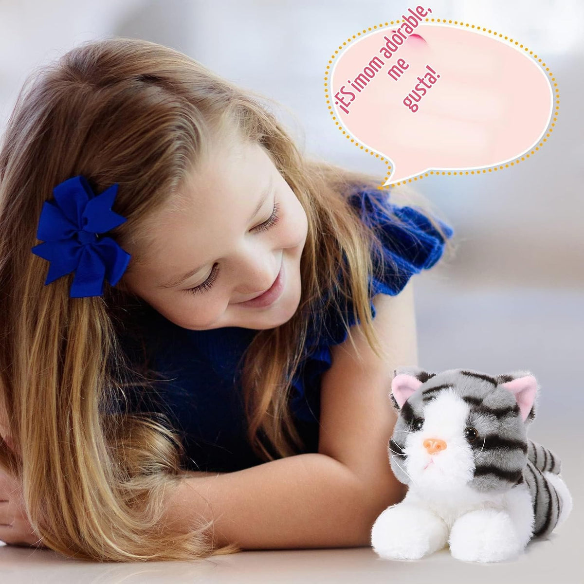 Harrycle 3 piezas de 9 pulgadas gato de peluche de peluche, estilo...
