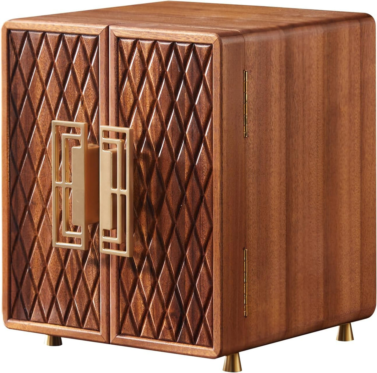 KAOTGOT Joyero organizador de madera más grande y almacenamiento pa...