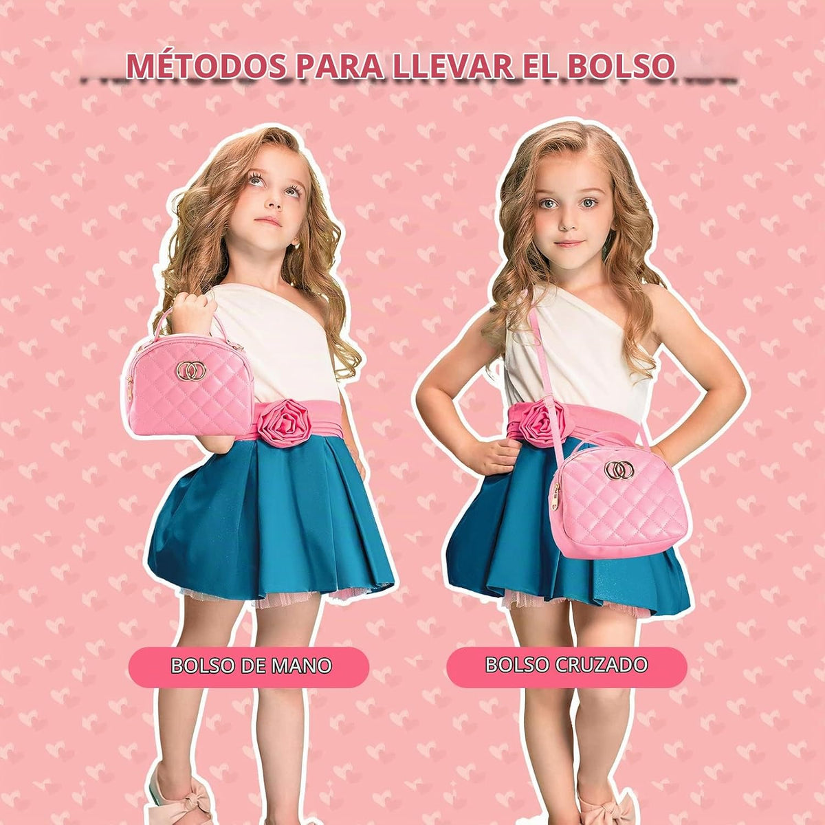Bolsa para niñas pequeñas, kits de maquillaje para niñas de 4 a 5 a...