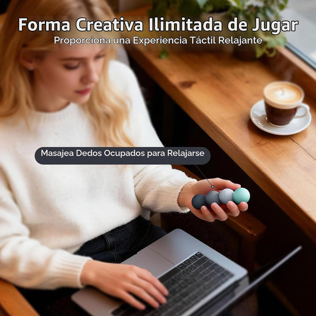 Bomeiyi Bolas magnéticas de silicona para adultos y adolescentes, j...