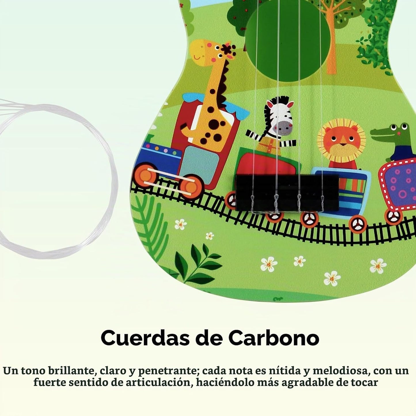 RANMING Ukelele de 21 pulgadas para niños, kit de iniciación de uke...