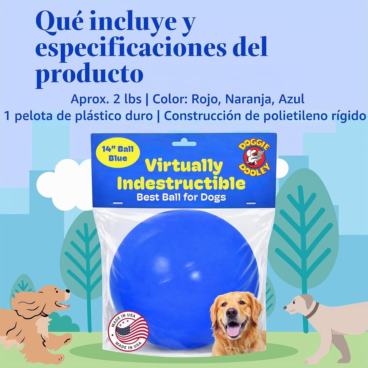 Prácticamente indestructible (duro), mejores pelota para perros, 14...