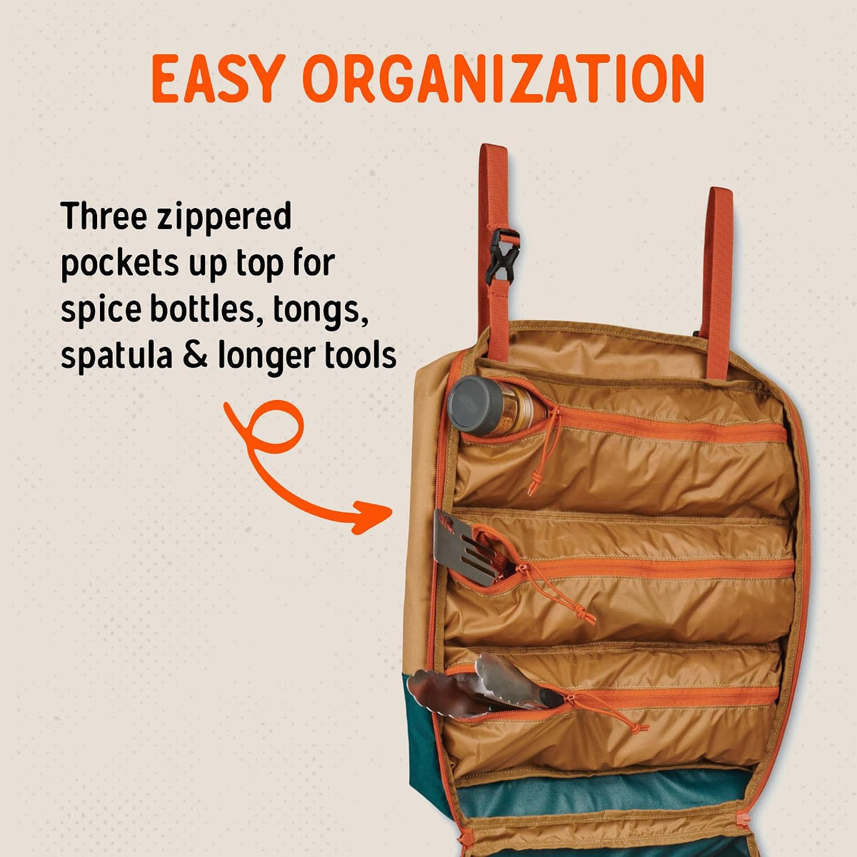 Kelty Camp Galley Deluxe \u2013 Kit de organización de cocina para...