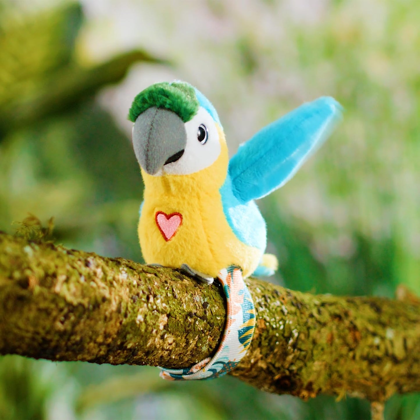 Happy Yappers - Paquete de 2 pulseras interactivas de cacatúa y lor...