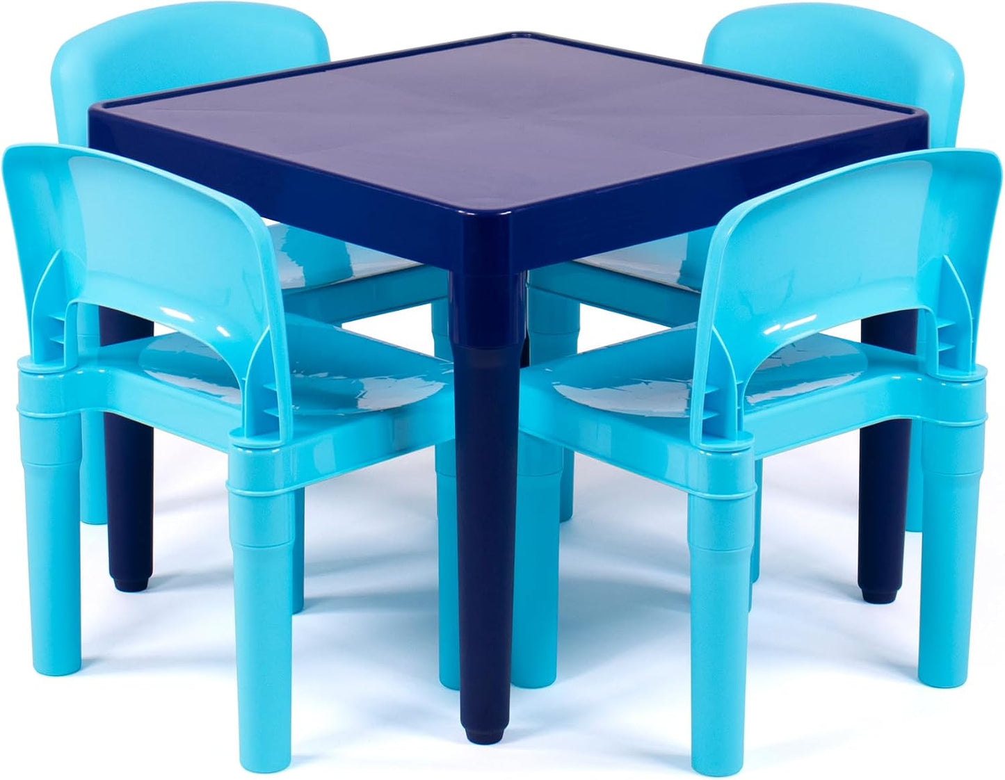 Humble Crew Juego de mesa y silla para niños, interior y exterior,...