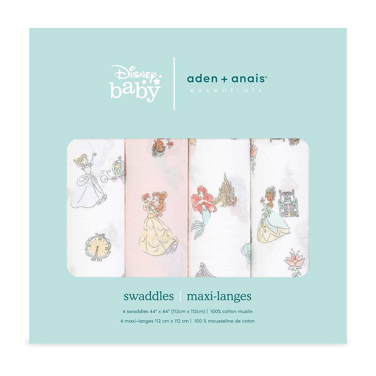 aden + anais Essentials - Mantas de muselina para envoltura, manta...