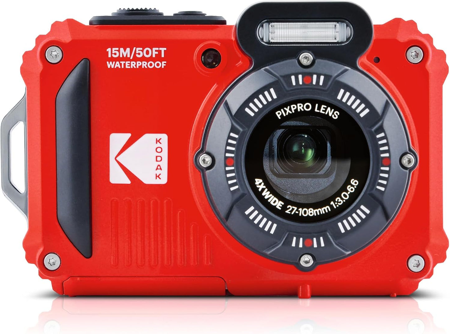 KODAK PIXPRO WPZ2 - Cámara digital impermeable de 16 MP, 49.2 ft, z...