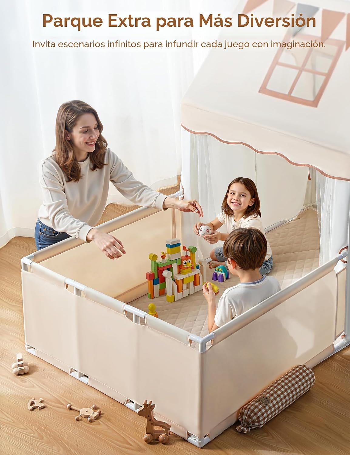 besrey Tienda de campaña para niños con recinto, tienda de campaña...