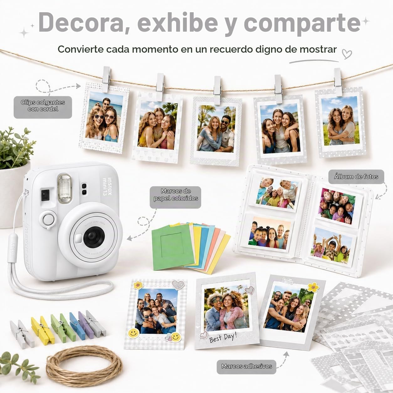 Paquete de cámara de película instantánea FUJIFILM instax Mini 13 (...