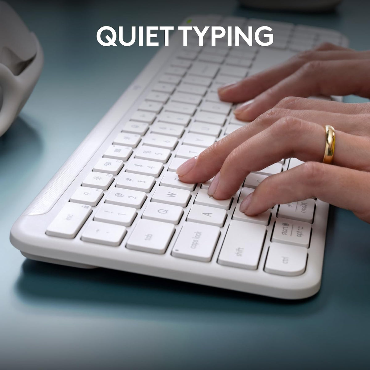 Logitech Signature Slim K950 Teclado inalámbrico con escritura sile...