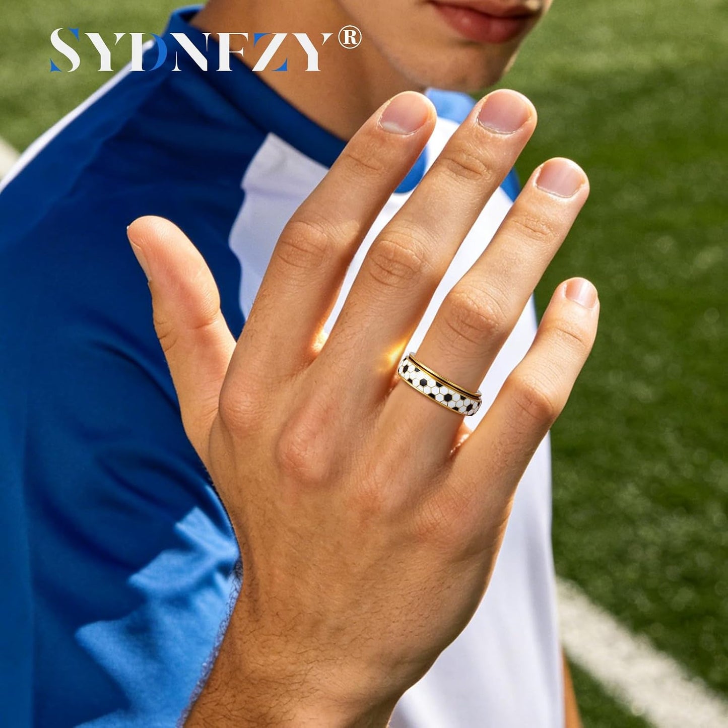 SYDNFZY Anillo de fútbol para adultos \u2013 Anillo giratorio de ac...