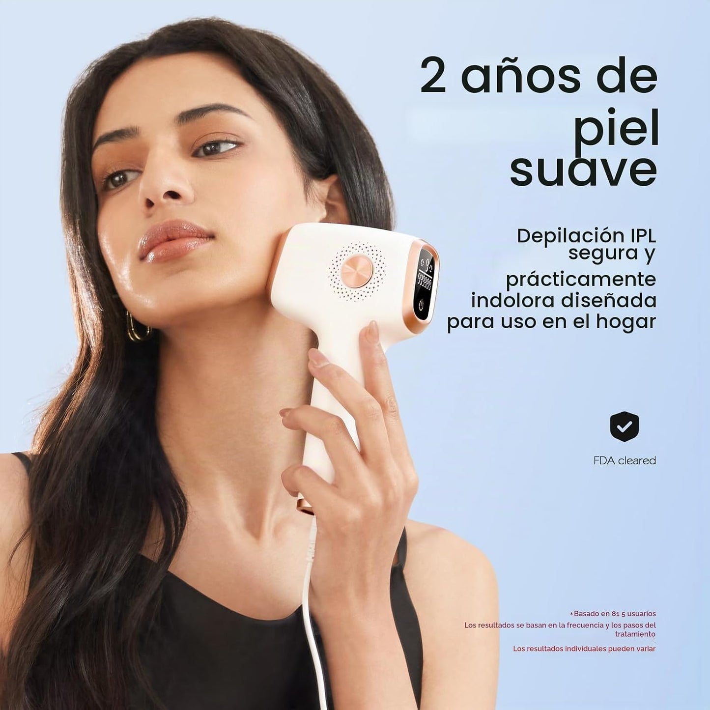 INNZA - Depiladora IPL con función de enfriamiento por hielo para m...